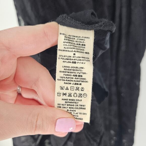 Free People Black Lace Mountain Laurel Dress 6 - Picture 10 of 11